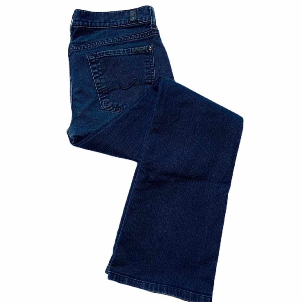 7 For All Mankind Bootcut Dark Denim Jeans